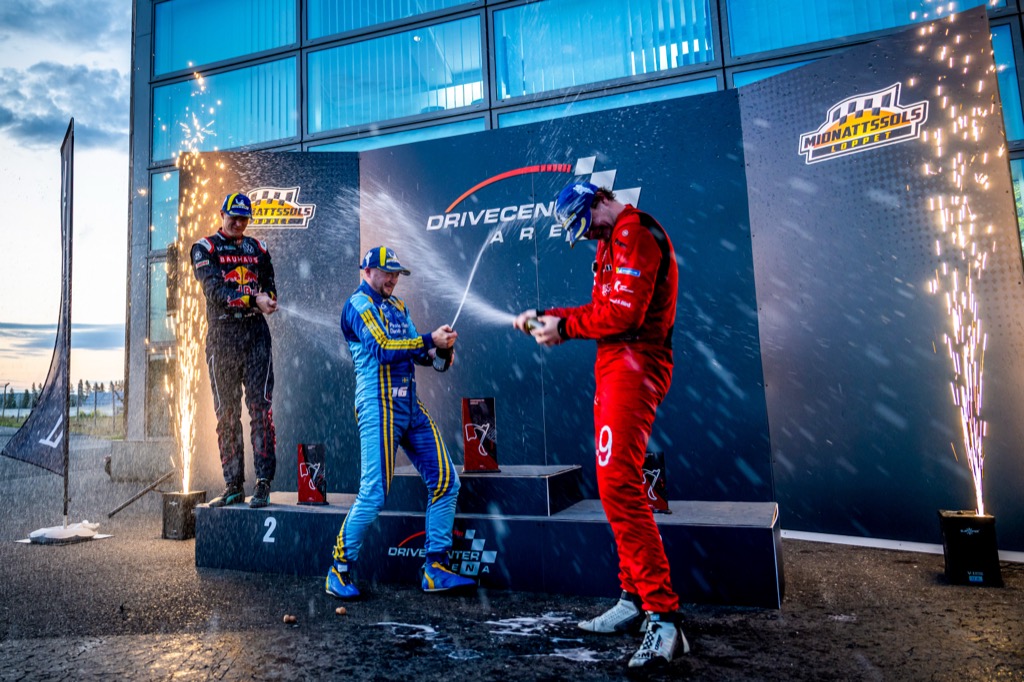 Dobbelt Porsche Carrera Cup-podie til Gustav Krogh.
(Foto: Porsche Carrera Cup Scandinavia)